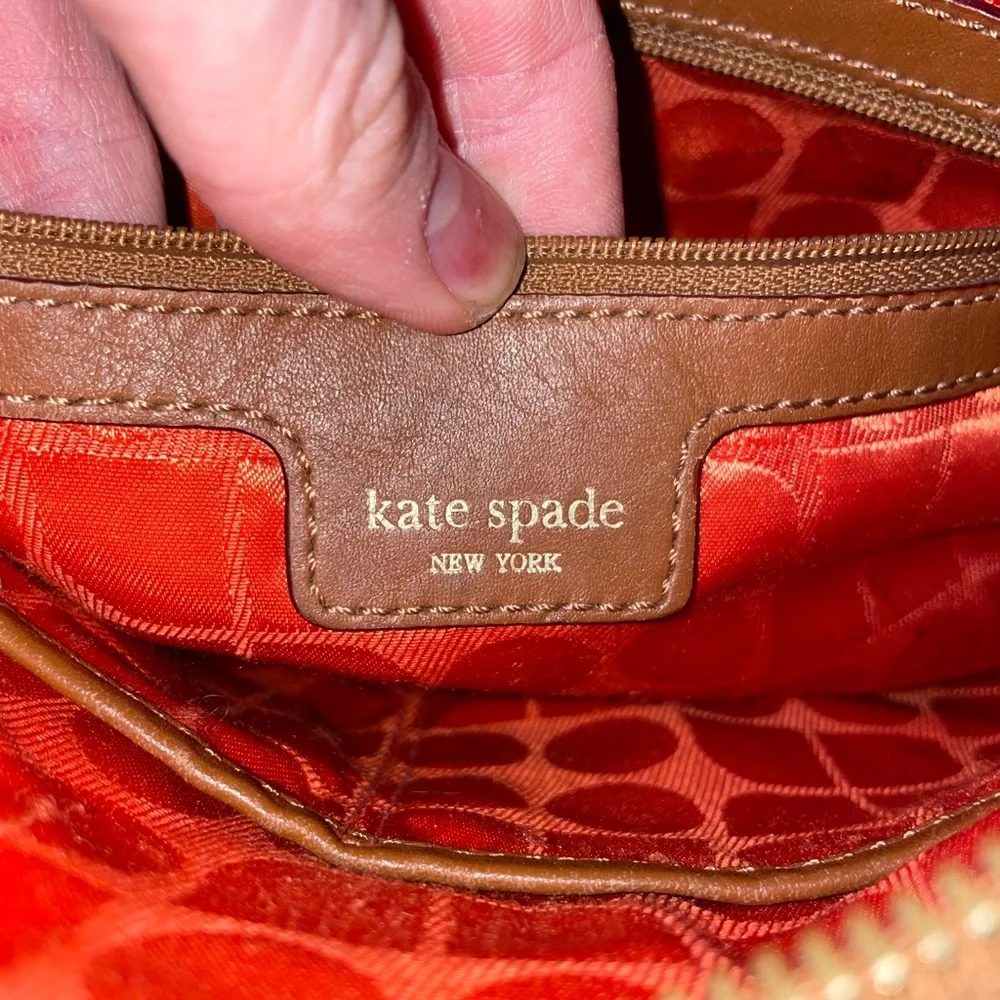 Kate Spade Brown Leather Shoulder Bag